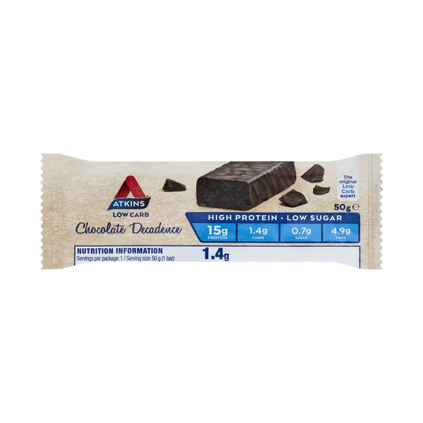 Atkins Low Carb Bar Chocolate Decadence 50g