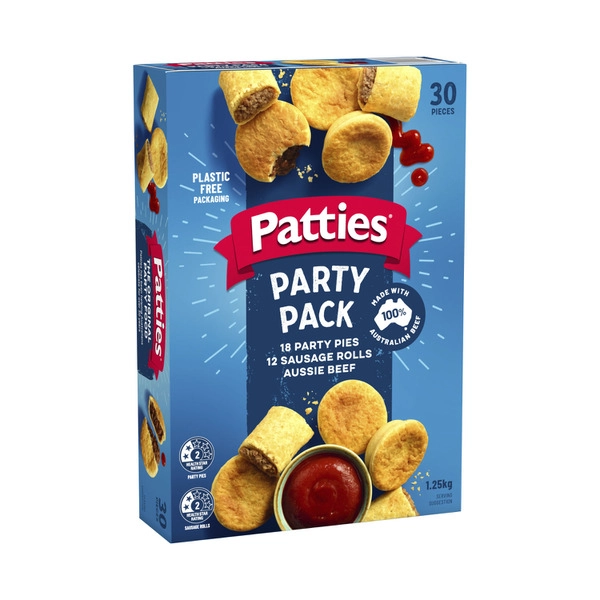 Patties Frozen Party Pack 30 Pieces 1.25kg