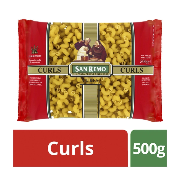 San Remo Pasta Curls No 27 500g