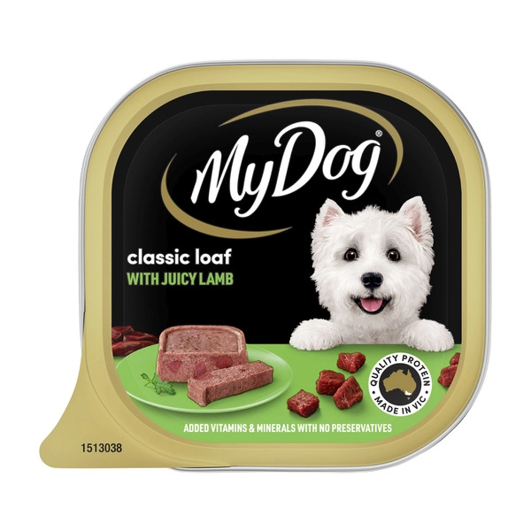 My Dog Classic Loaf With Juicy Lamb Tray Adult Wet Dog Food 100g