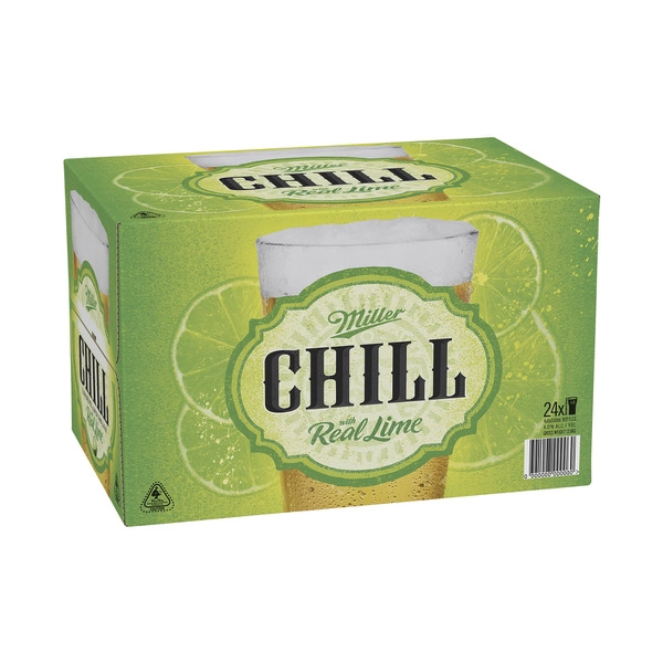 Miller Chill Premium Bottle 330mL 24 Pack