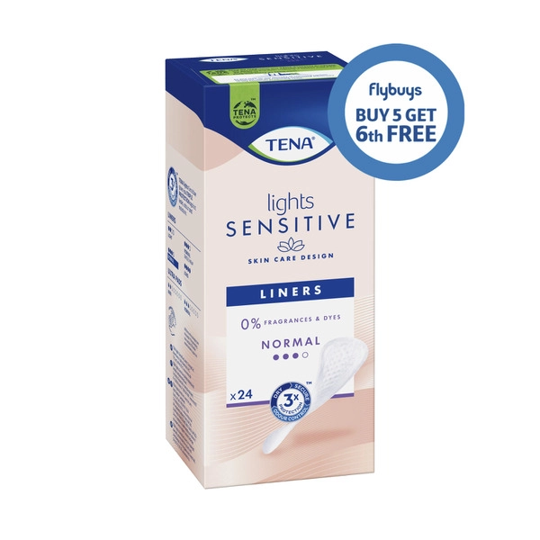 Tena Liners Sensitive Light Normal 24 pack