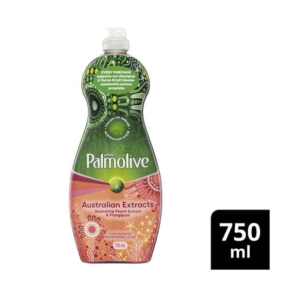 Palmolive Dishwashing Liquid Ultra Australian Extracts Quandong Peach & Frangipani 750mL