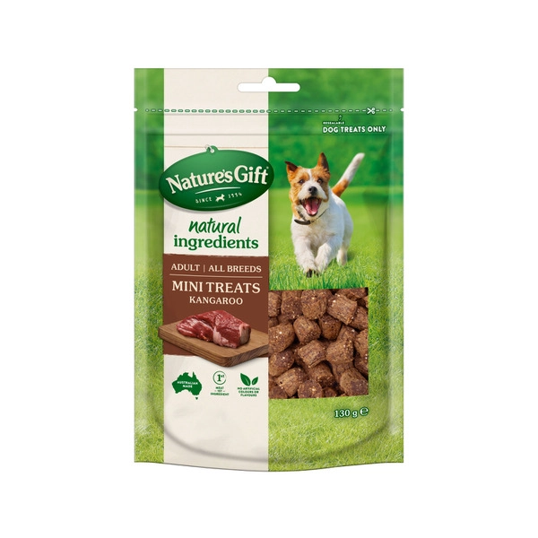 Nature's Gift Mini Dog Treats Kangaroo 130g