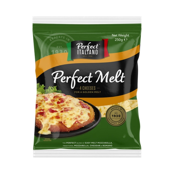 Perfect Italiano Grated Cheese Perfect Melt 250g