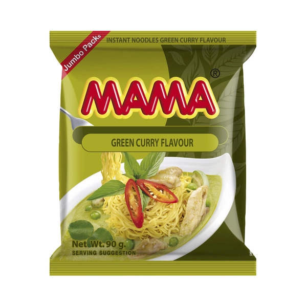 Mama Green Curry Jumbo Pack Curry Noodles 90g