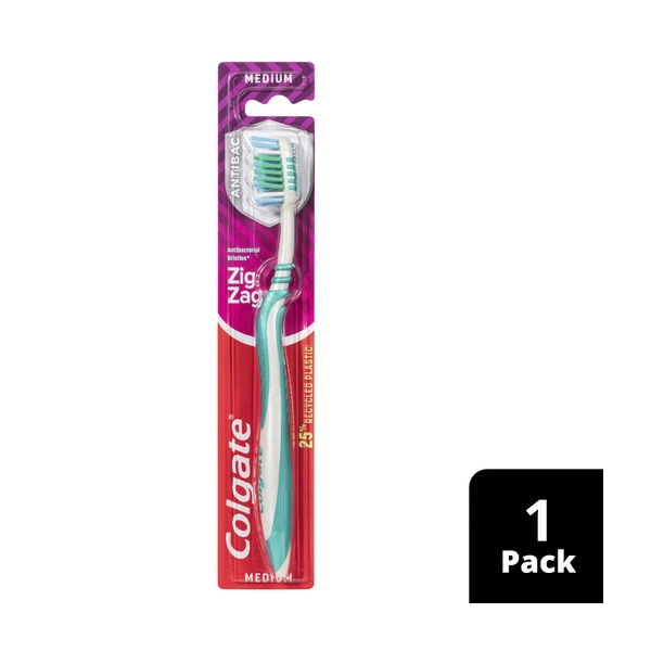 Colgate Zig Zag Flex Medium Toothbrush 1 pack