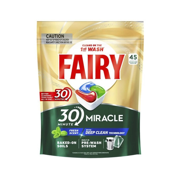 Fairy 30 Minute Miracle Clean Deep Clean 45 pack