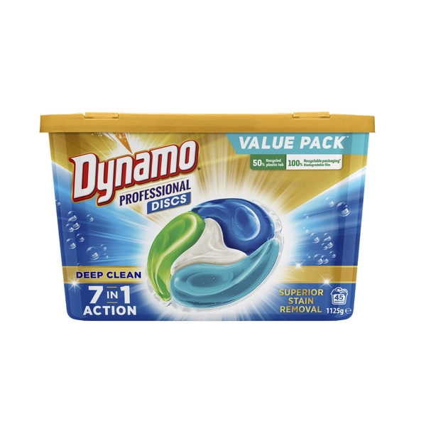 Dynamo Professional 7 In 1 Laundry Detergent Disc 45 pack