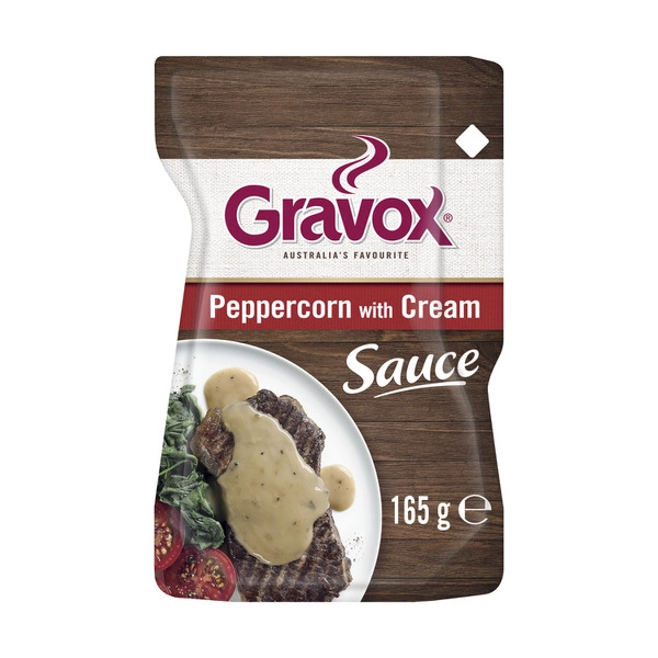 Gravox Peppercorn With Cream Sauce Liquid Pouch 165g