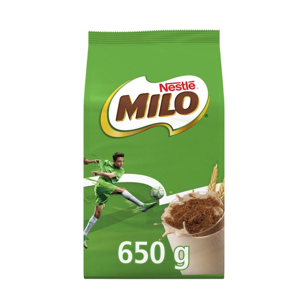 Milo Chocolate Malt Powder Softpack Refill Hot Or Cold Drink 650g