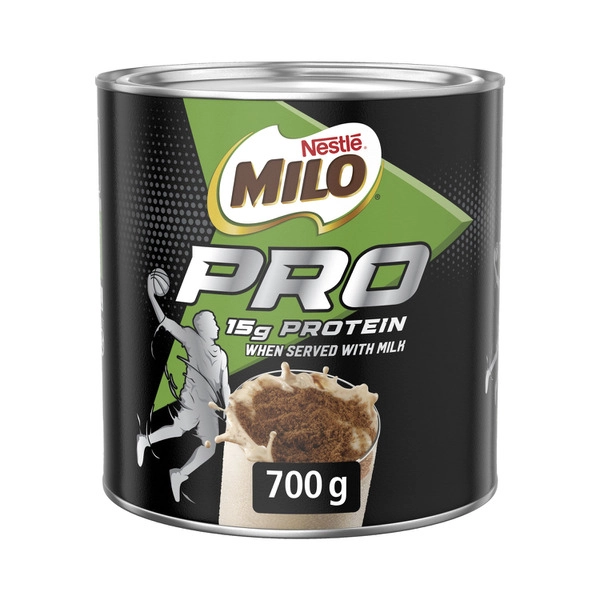 Milo Pro Chocolate Malt Powder Protein Hot Or Cold Drink 700g