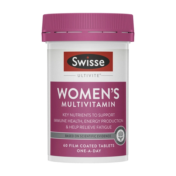 Swisse Ultivite Women's Multivitamin Helps Fill Nutritional Gaps 60 Tablets 60 pack