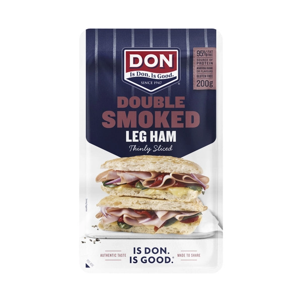 Don Double Smoked Leg Ham 200g