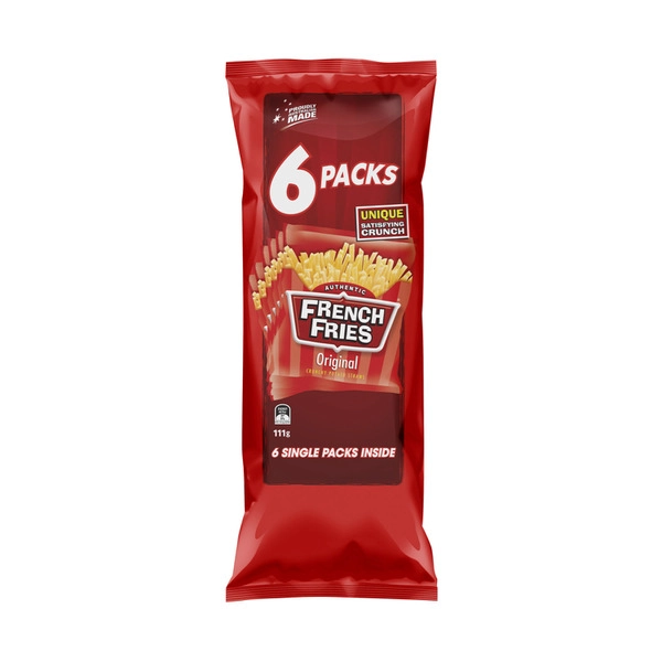 French Fries 6 Pack FRENCH FRIES ORIGINAL 6PK 111G 