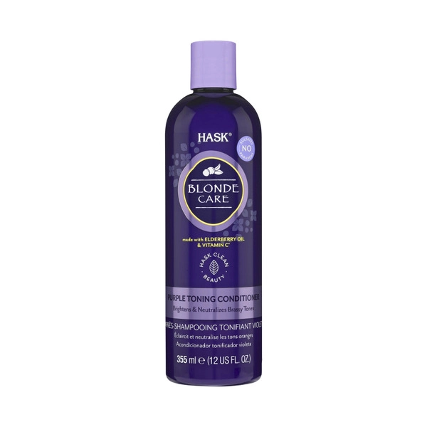 Hask Blonde Care Purple Conditioner 355mL