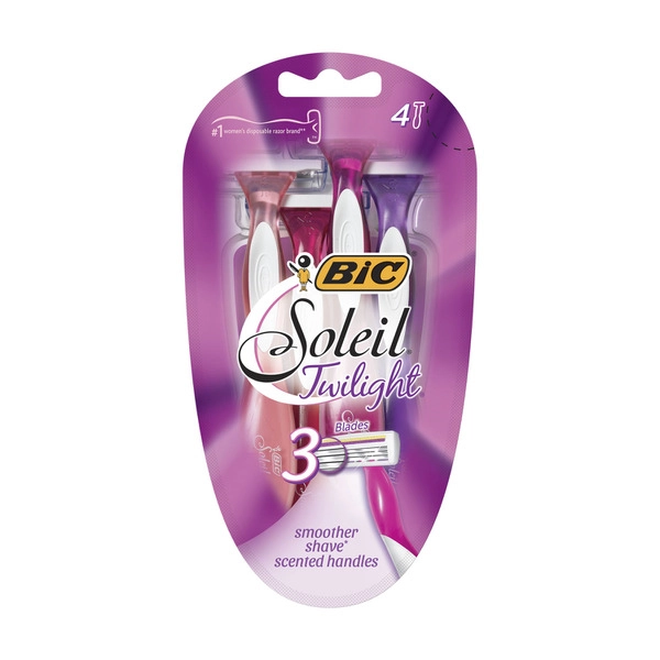 Bic BIC RAZOR SOLEIL TWILIGHT LAVENDER 4 PACK 