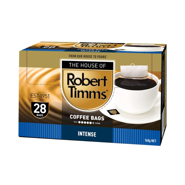 Robert Timms Intense ROBERT TIMMS INTENSE COFFEE BAGS 28PACK 