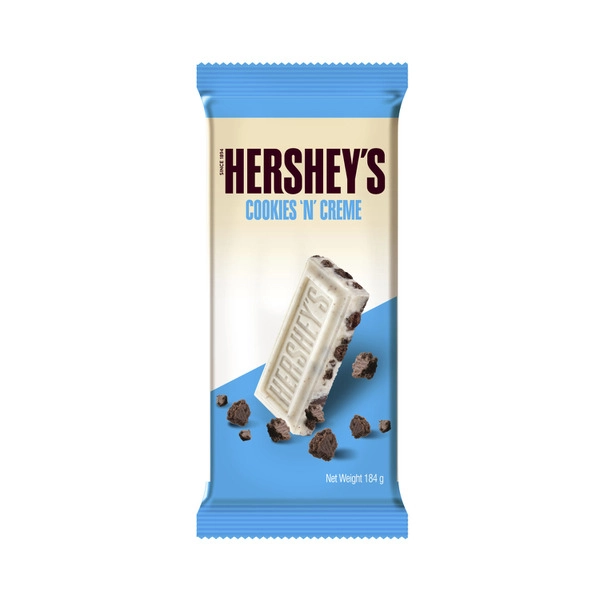 Hershey Chocolate Block HERSHEY CHOCOLATE BLOCK COOKIES 'N' CREME 170G 