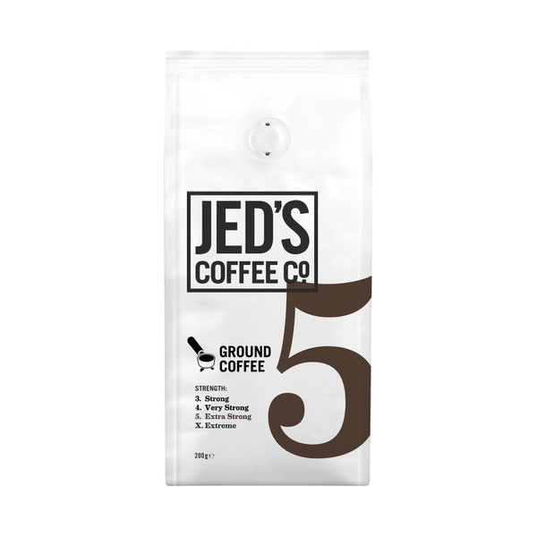 Jed's No.5 Extra Strong Ground Coffee 200g