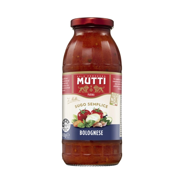 Mutti Sugo Semplice Bolognese Pasta Sauce 400g