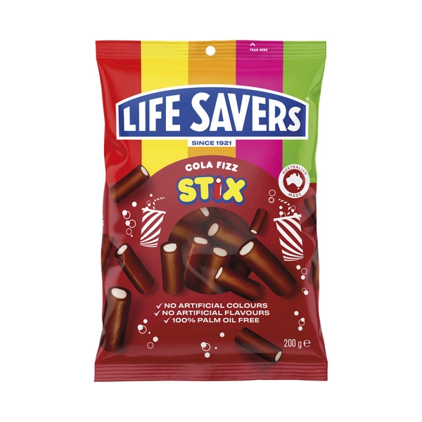 Life Savers Stix Sherbert Cola 200g