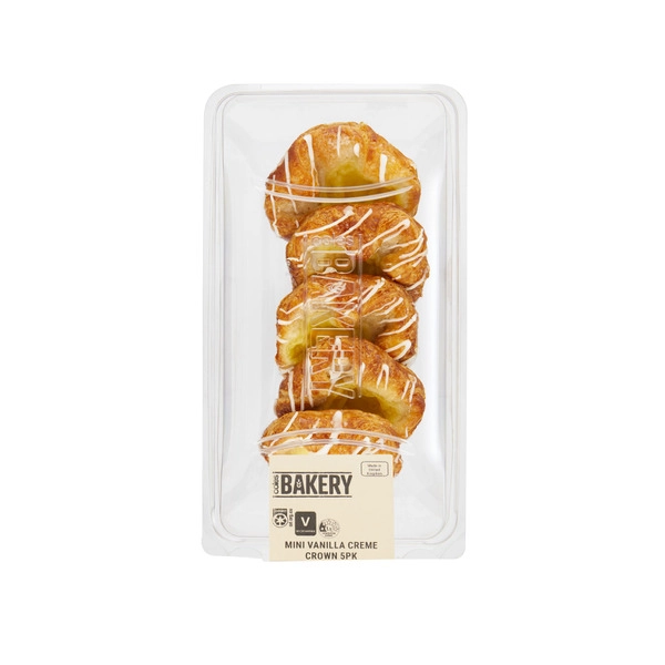 Coles Bakery Vanilla Crown Mini Danish 5 pack