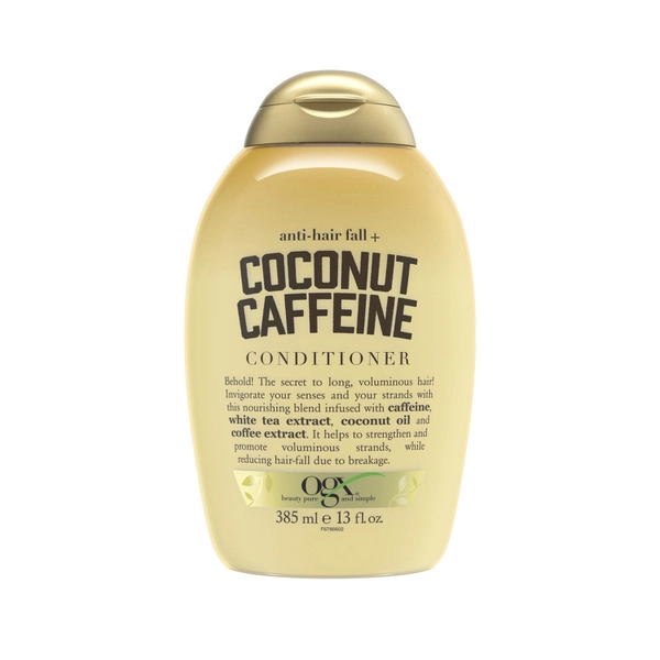 Ogx Conditioner OGX ANTI HAIR FALL COCONUT CAFFEINE STRENGTHEN CONDITIONER 385ML 