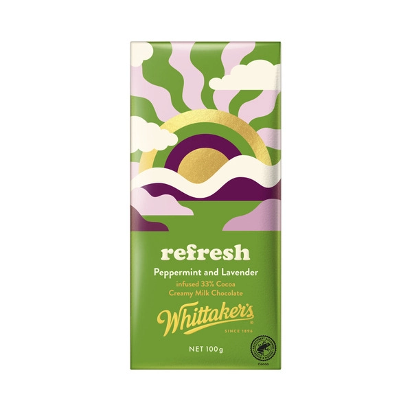 Whittaker's Chocolate Refresh Peppermint Block 100g