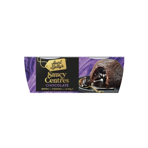 Aunt Betty's Saucy Centres Chocolate Twin Pack 220g