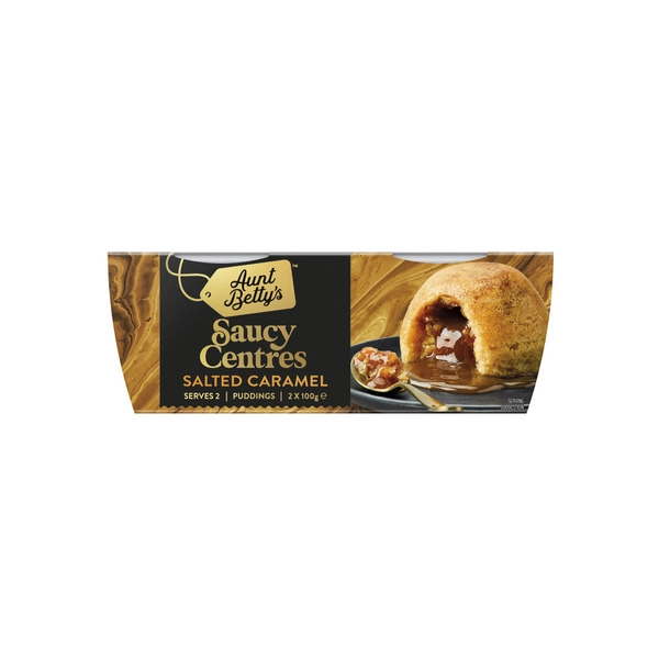 Aunt Betty's Saucy Centres Salted Caramel Twin Pack 220g