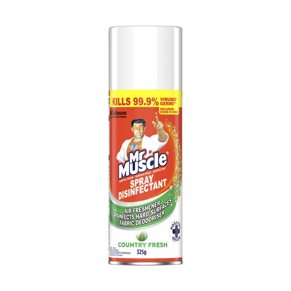 Mr Muscle Disinfectant Spray Air Freshener Country Fresh 325g