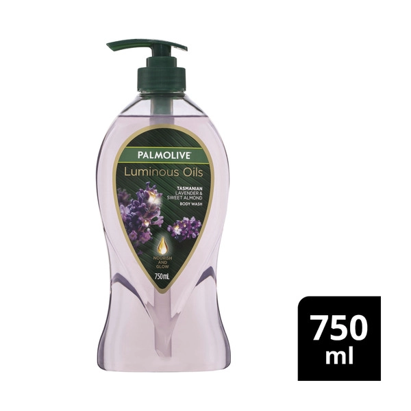 Palmolive Body Wash Luminous Oils Lavender & Almond 750mL