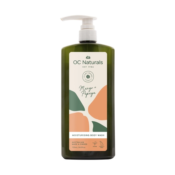 OC Naturals Mango & Papaya Moisturising Body Wash 725mL