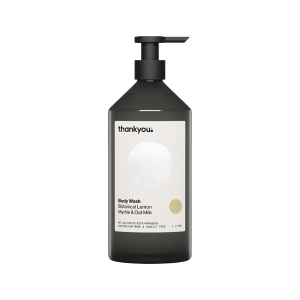 Thankyou Body Wash Botanical Lemon Myrtle & Oat Milk 1L