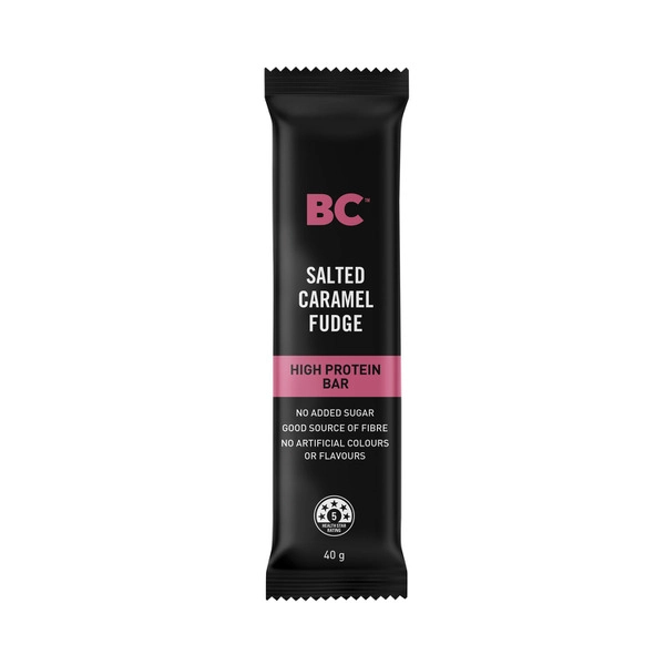 BC Snacks Salted Caramel Fudge High Protein Bar 40g