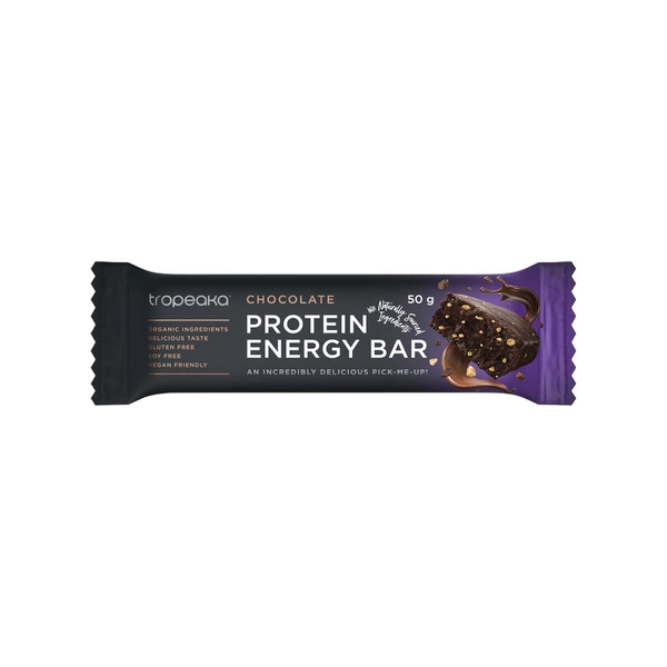 Tropeaka Protein Energy Bar Chocolate 50g