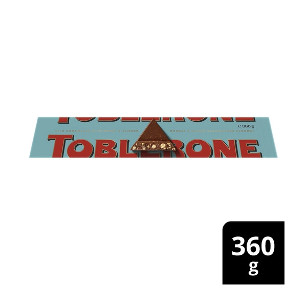 Toblerone Milk Chocolate Crunchy Almond 360g