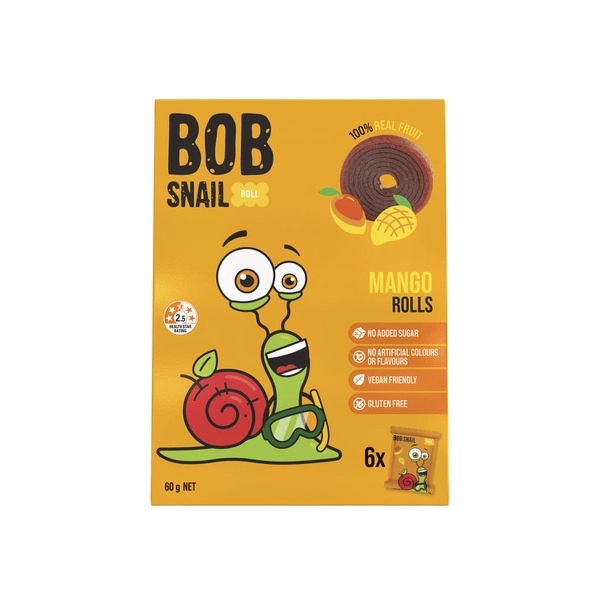 Bob Snail Fruit Roll Mango 60g