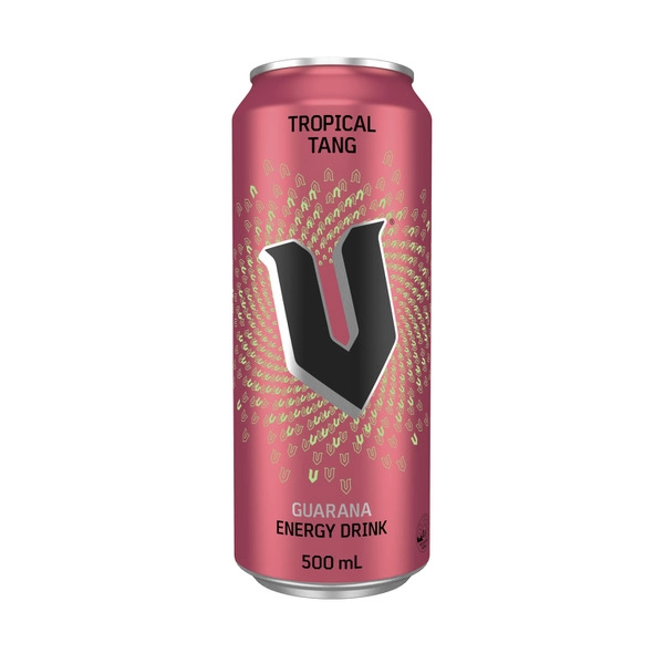 V Energy Drink Can Tropical 500mL