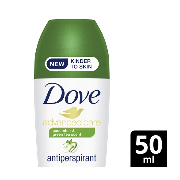 Dove Advanced Care Antiperspirant Roll On Cucumber And Green Tea 50mL