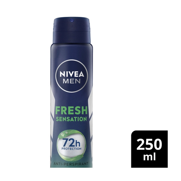 Nivea Men Fresh Sensation Antiperspirant Aerosol Deodorant 250mL