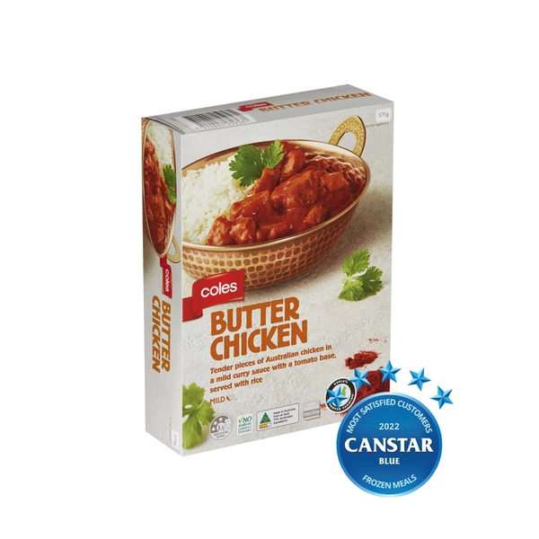 Coles Convenience Meals Butter Chicken 375g