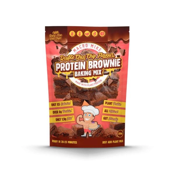 Macro Mike Healthy Protein Brownies Double Chocolate 250g