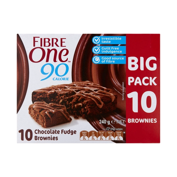 Fibre One Brownie Chocolate Fudge Bulk Pack 240g