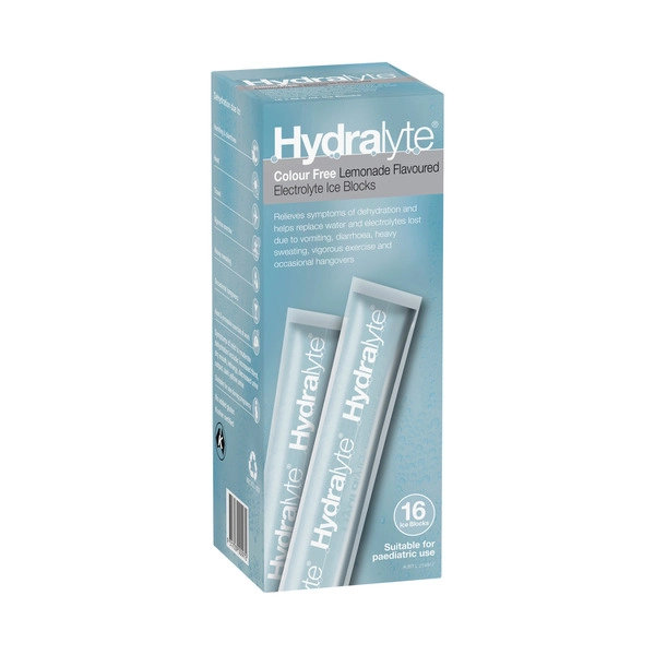 Hydralyte Ice Block Lemonade 16 pack