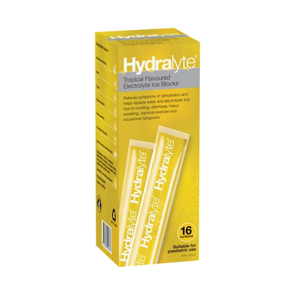 Hydralyte Ice Block Tropical 16 pack