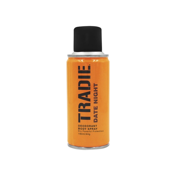 Tradie Body Spray Deodorant Date Night 160mL