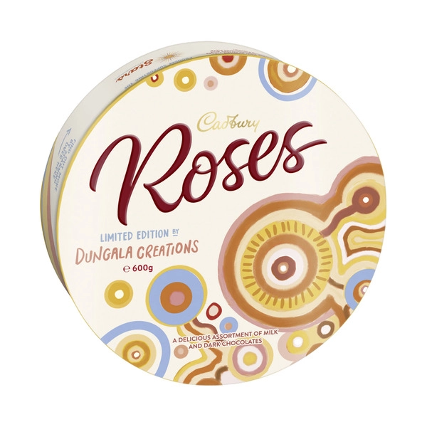 Cadbury Roses Limited Edition By Dungala Creations Chocolate Collectible Tin 600g