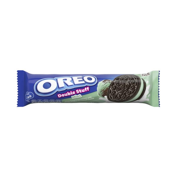 Oreo Double Stuff Choc Mint Cookies 131g